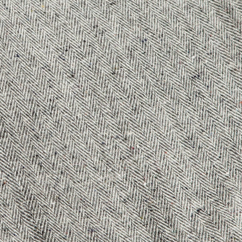 Herringbone Grey Throw