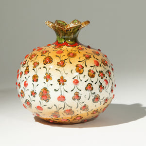 Large Ceramic Pomegranate - Hand Painted