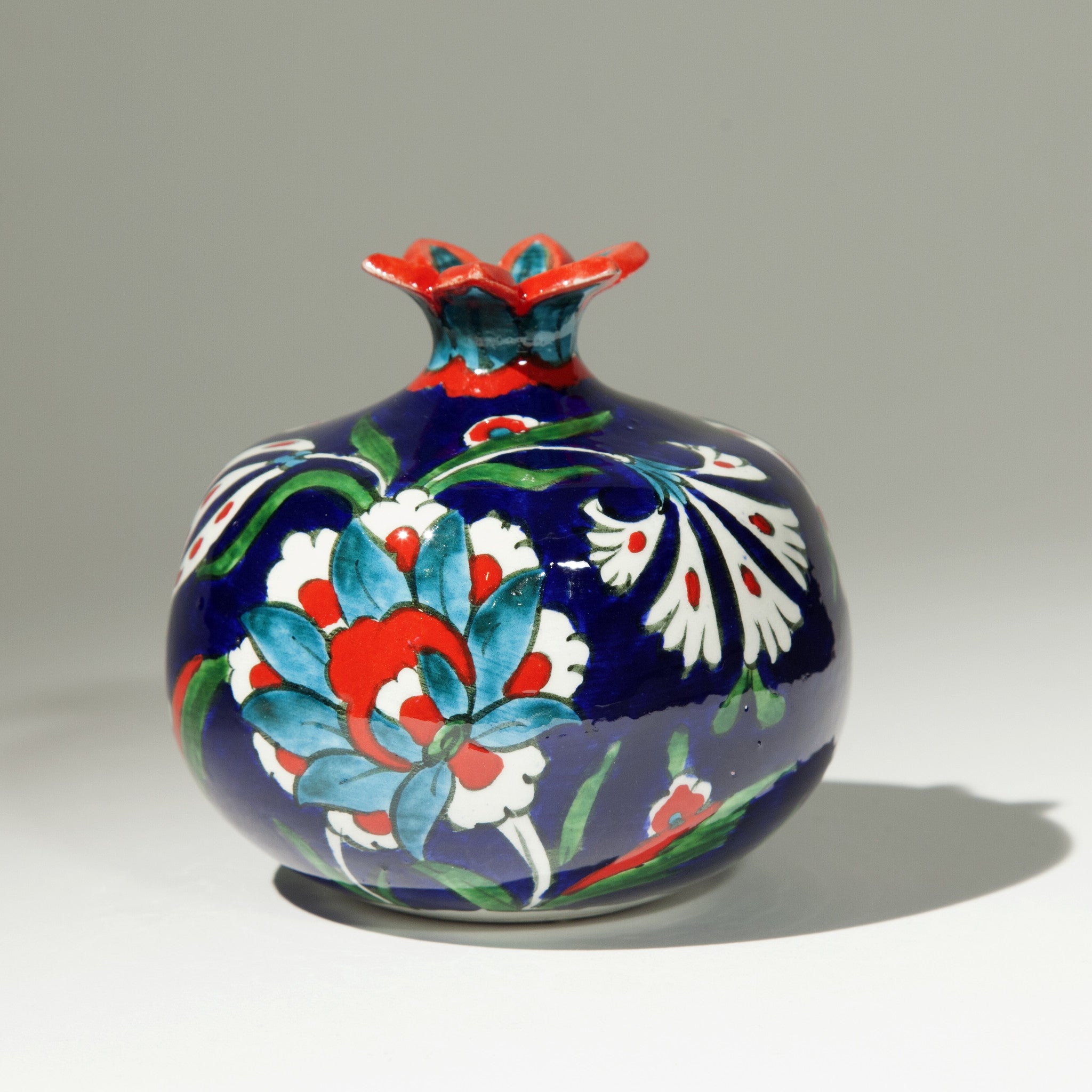 Small Ceramic Pomegranate - Hand Painted