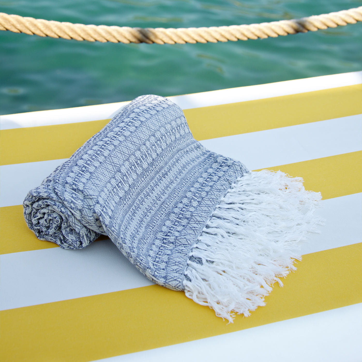 Sophia - Navy Body Towel